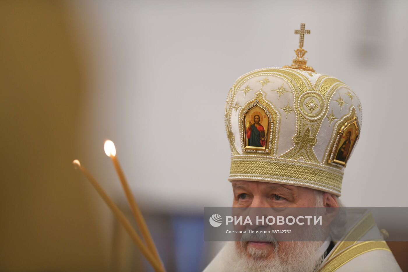 Патриаршее служение в день памяти Святителя Николая Чудотворца в Москве 