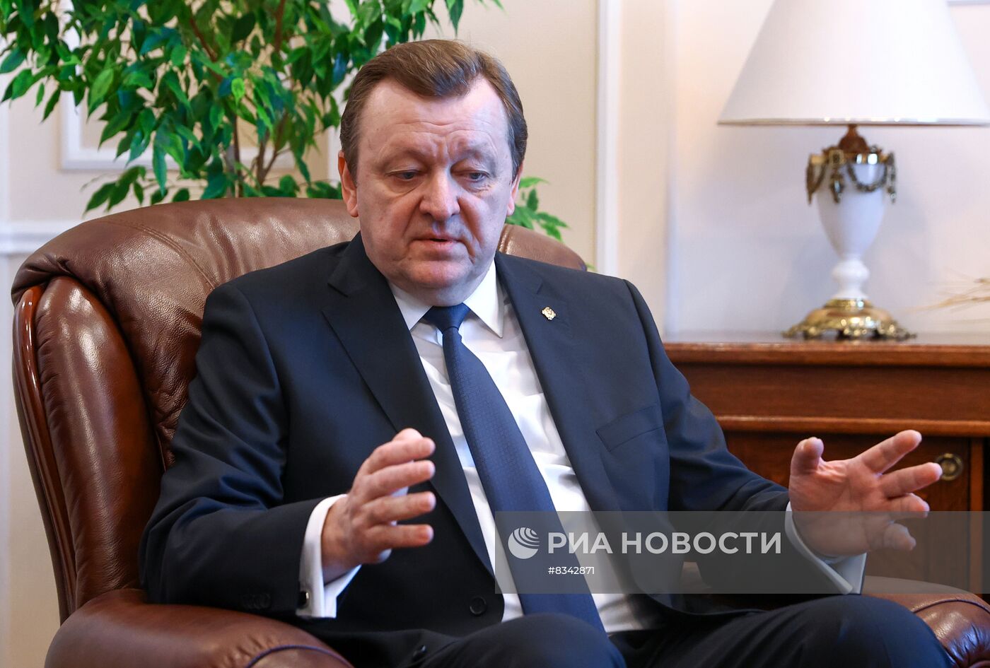 Встреча и переговоры министров иностранных дел РФ и Белоруссии С. Лаврова и С. Алейника
