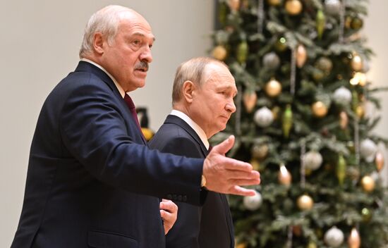 Рабочий визит президента РФ В. Путина в Белоруссию