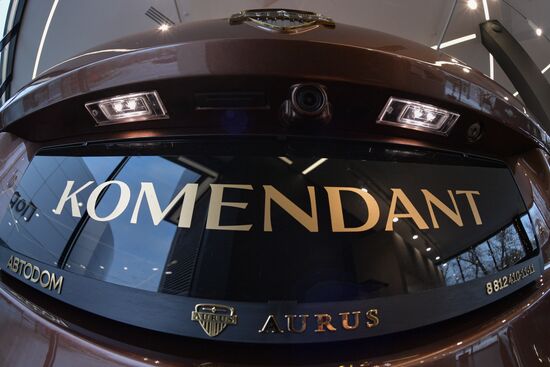 Автосалон AURUS открылся в Санкт-Петербурге