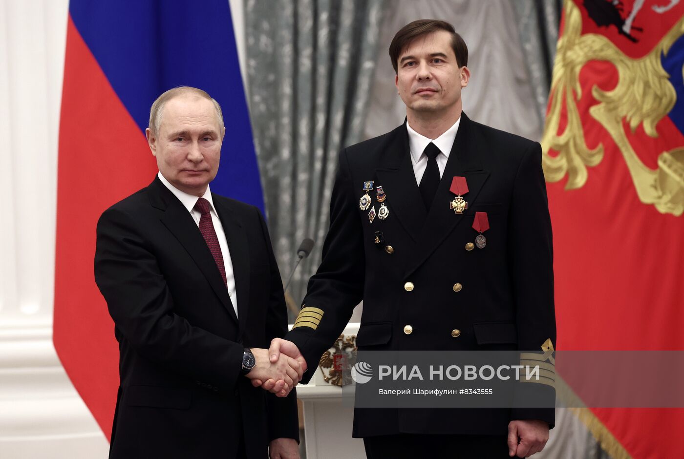 Президент РФ В. Путин принял участие в церемонии вручения госнаград