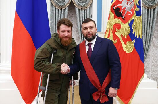 Президент РФ В. Путин принял участие в церемонии вручения госнаград