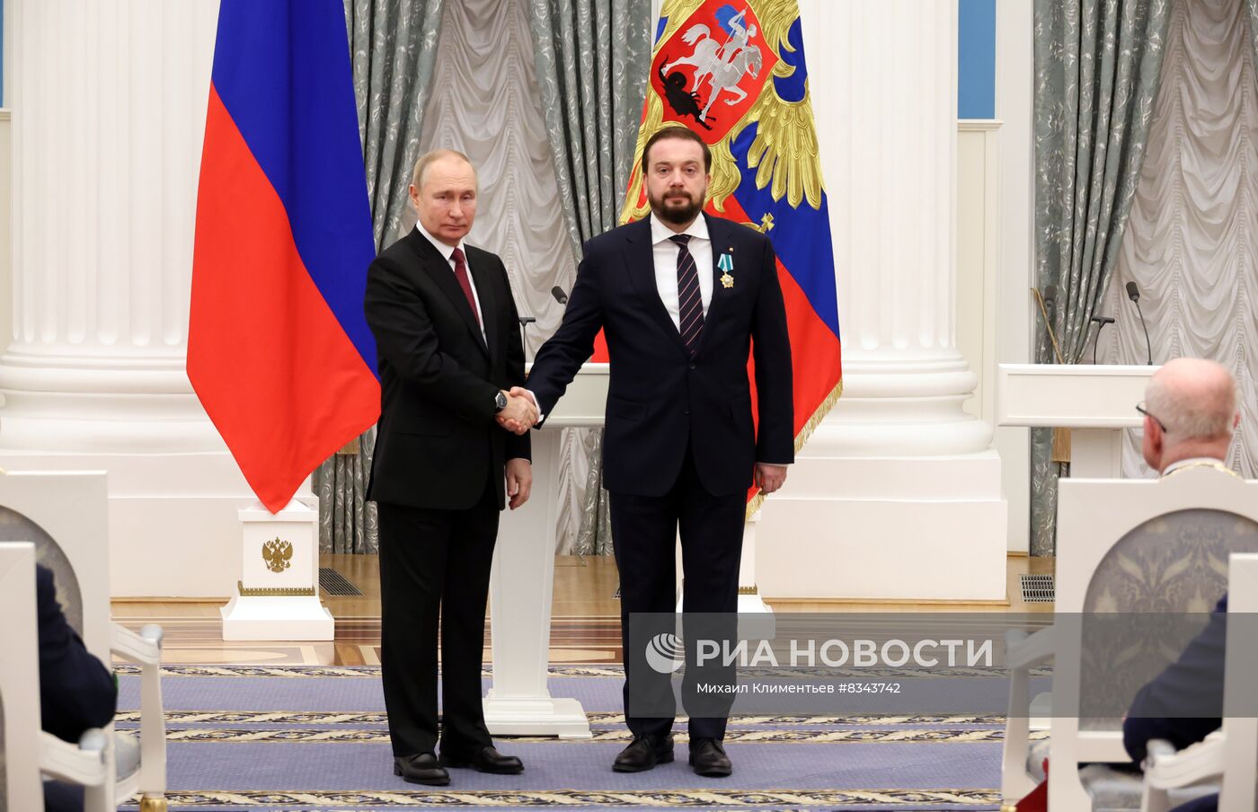 Президент РФ В. Путин принял участие в церемонии вручения госнаград