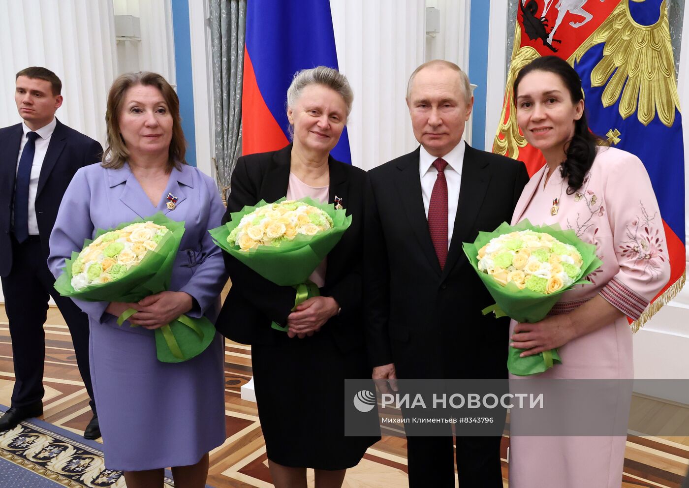 Президент РФ В. Путин принял участие в церемонии вручения госнаград
