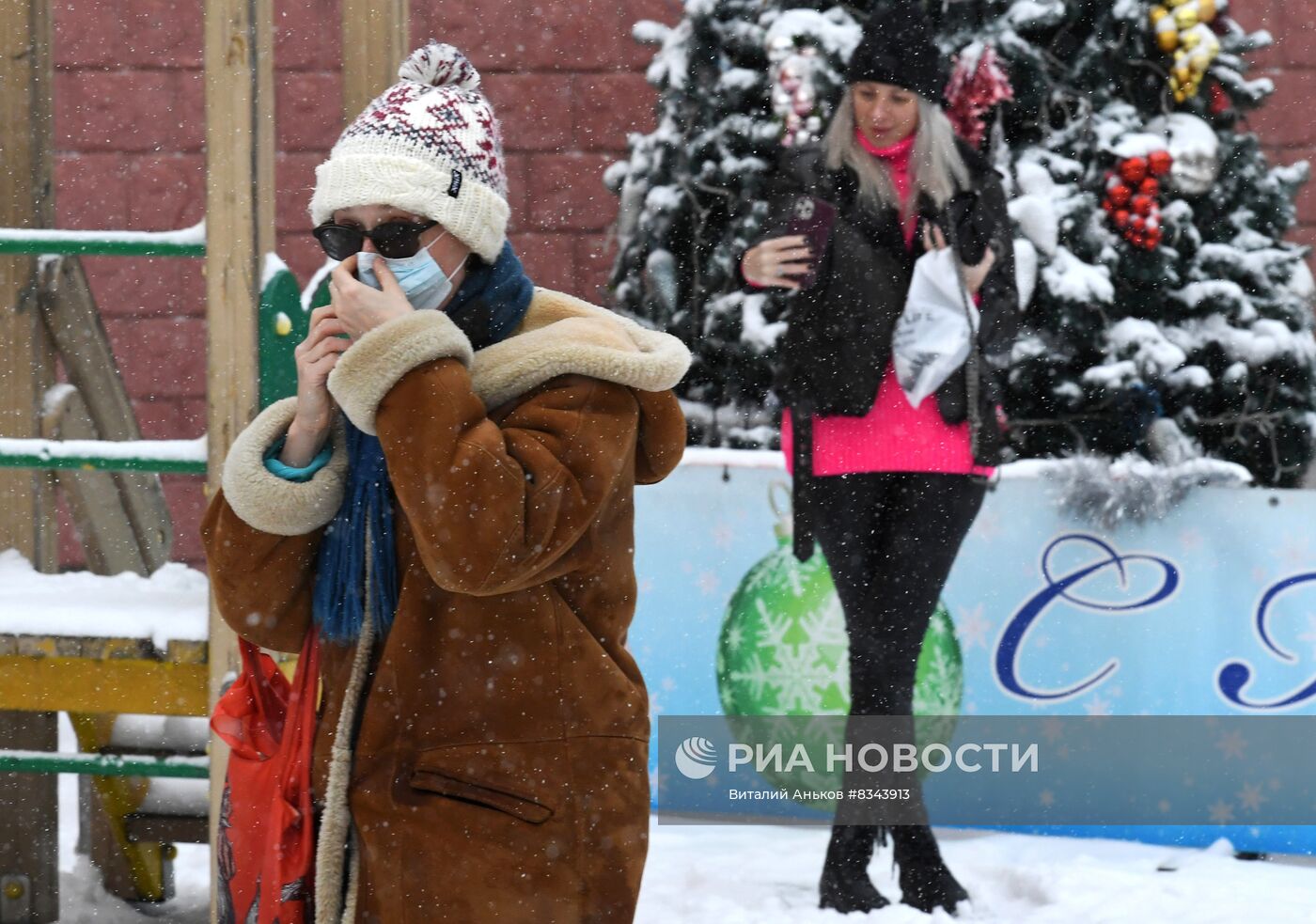 Снег во Владивостоке