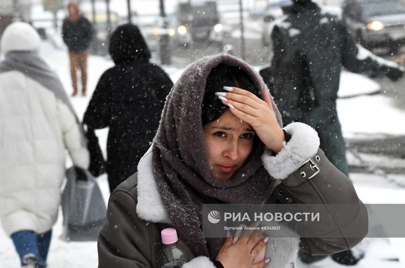 Снег во Владивостоке