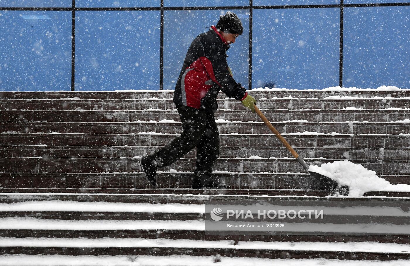 Снег во Владивостоке