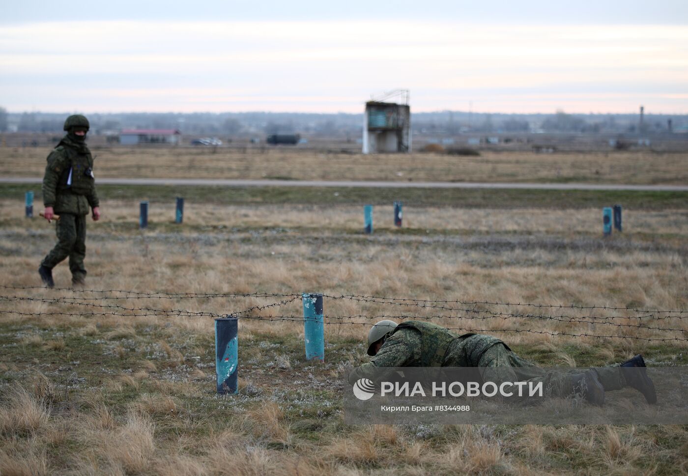 Военная подготовка мобилизованных в Волгоградской области