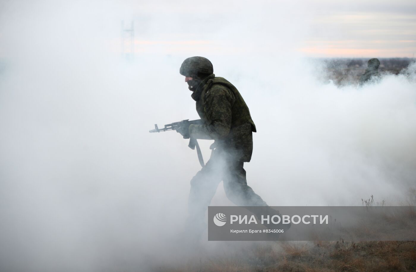 Военная подготовка мобилизованных в Волгоградской области
