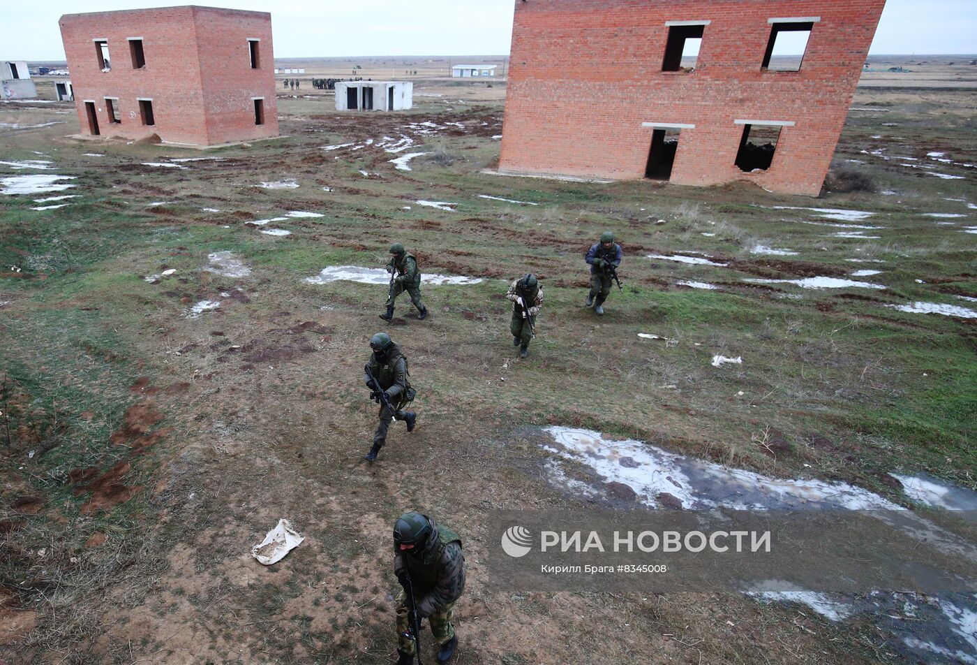 Военная подготовка мобилизованных в Волгоградской области