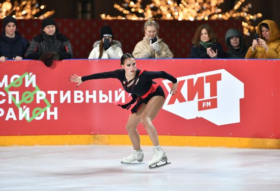 Открытие катка на Северном речном вокзале