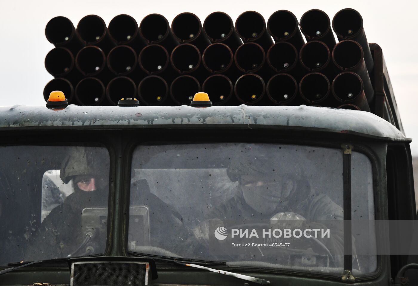 Работа РСЗО на Запорожском направлении