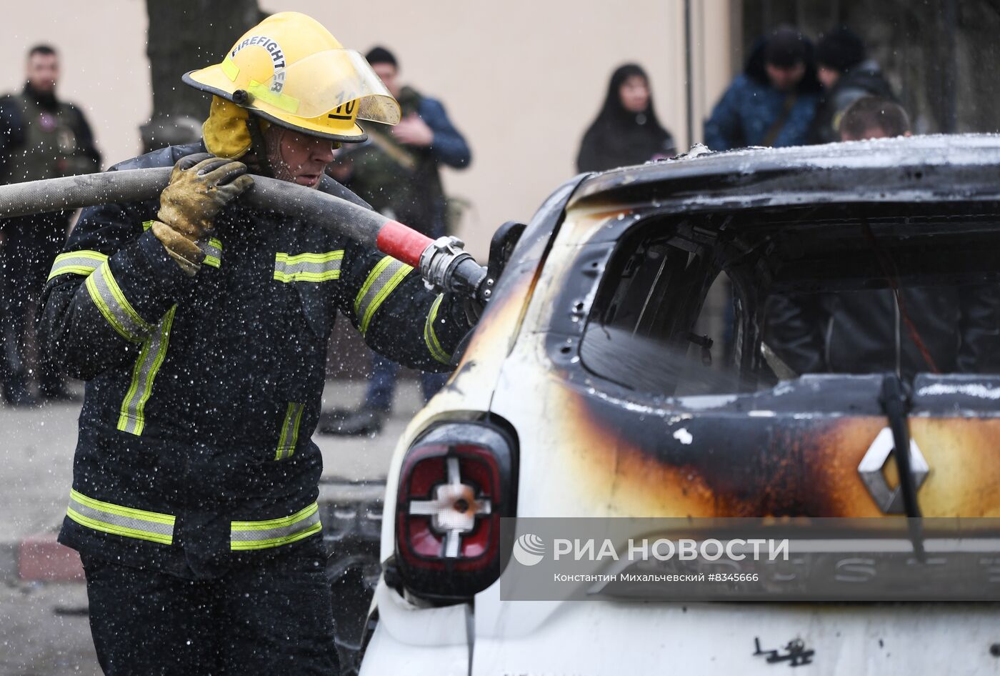 В центре Мелитополя взорвался автомобиль