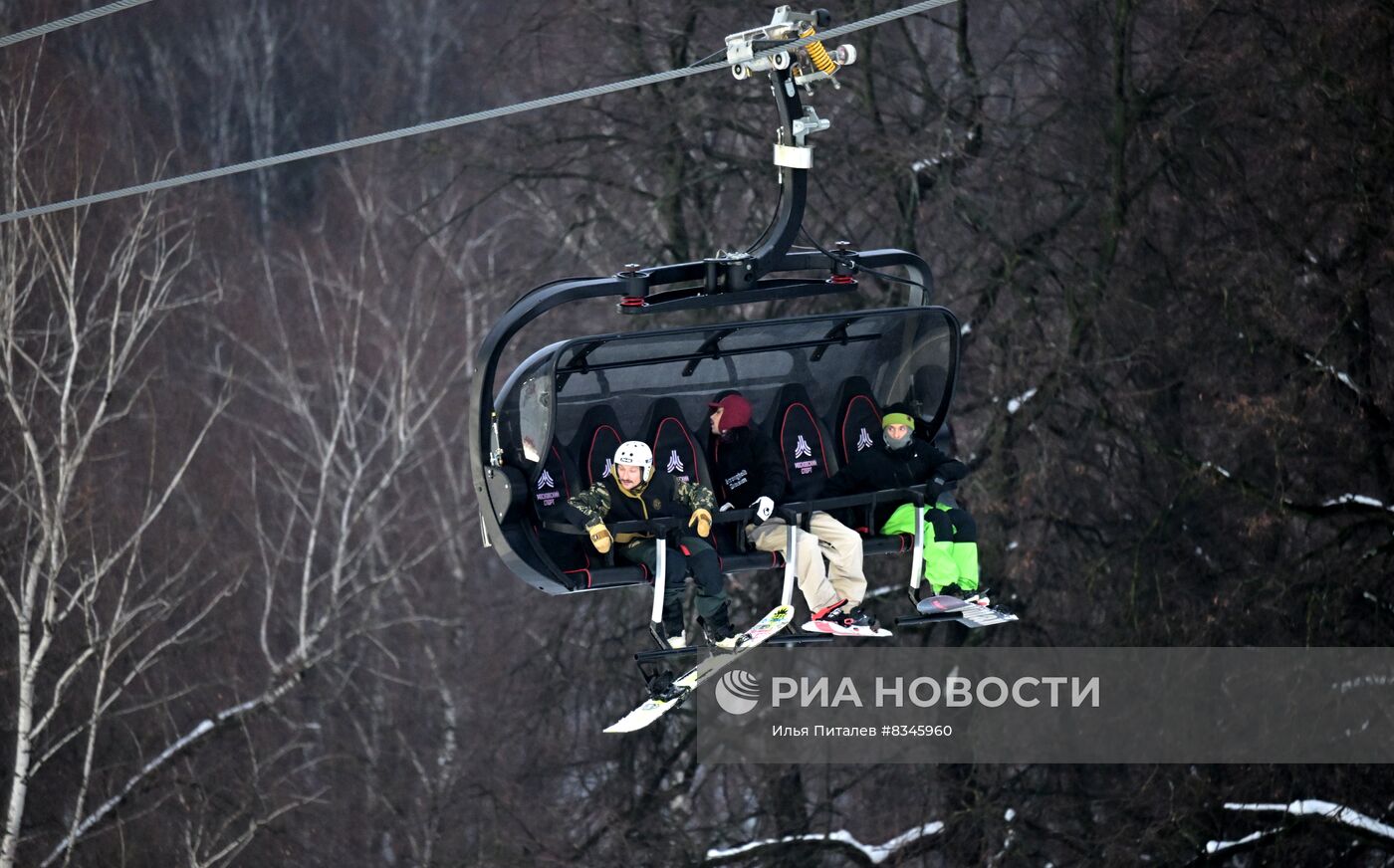 Открытие склона к Чемпионату России по сноуборду на Воробьевых горах