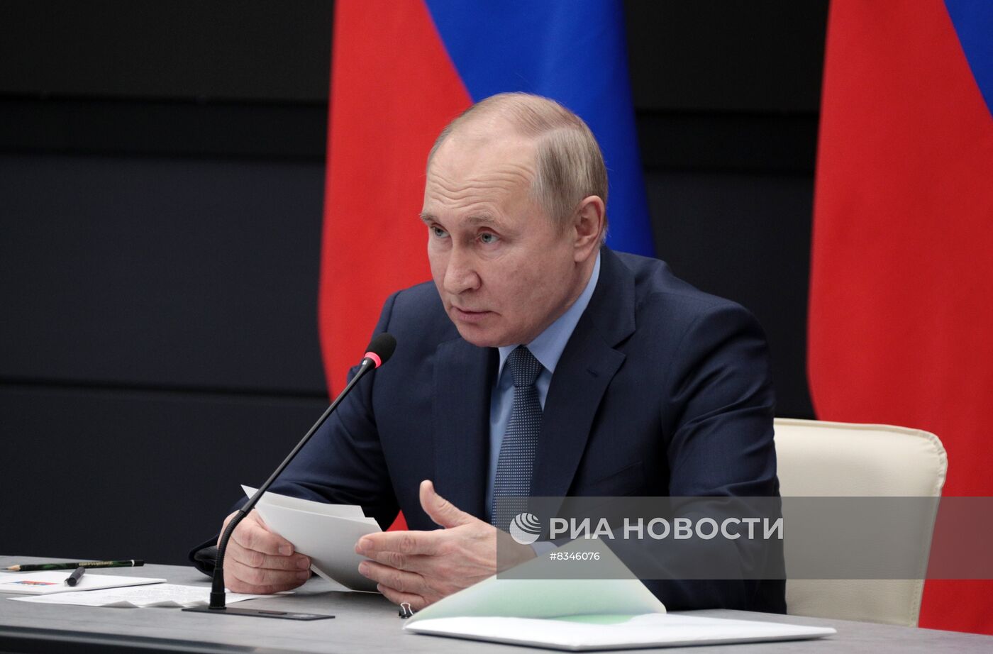 Рабочая поездка президента РФ В. Путина в Тулу