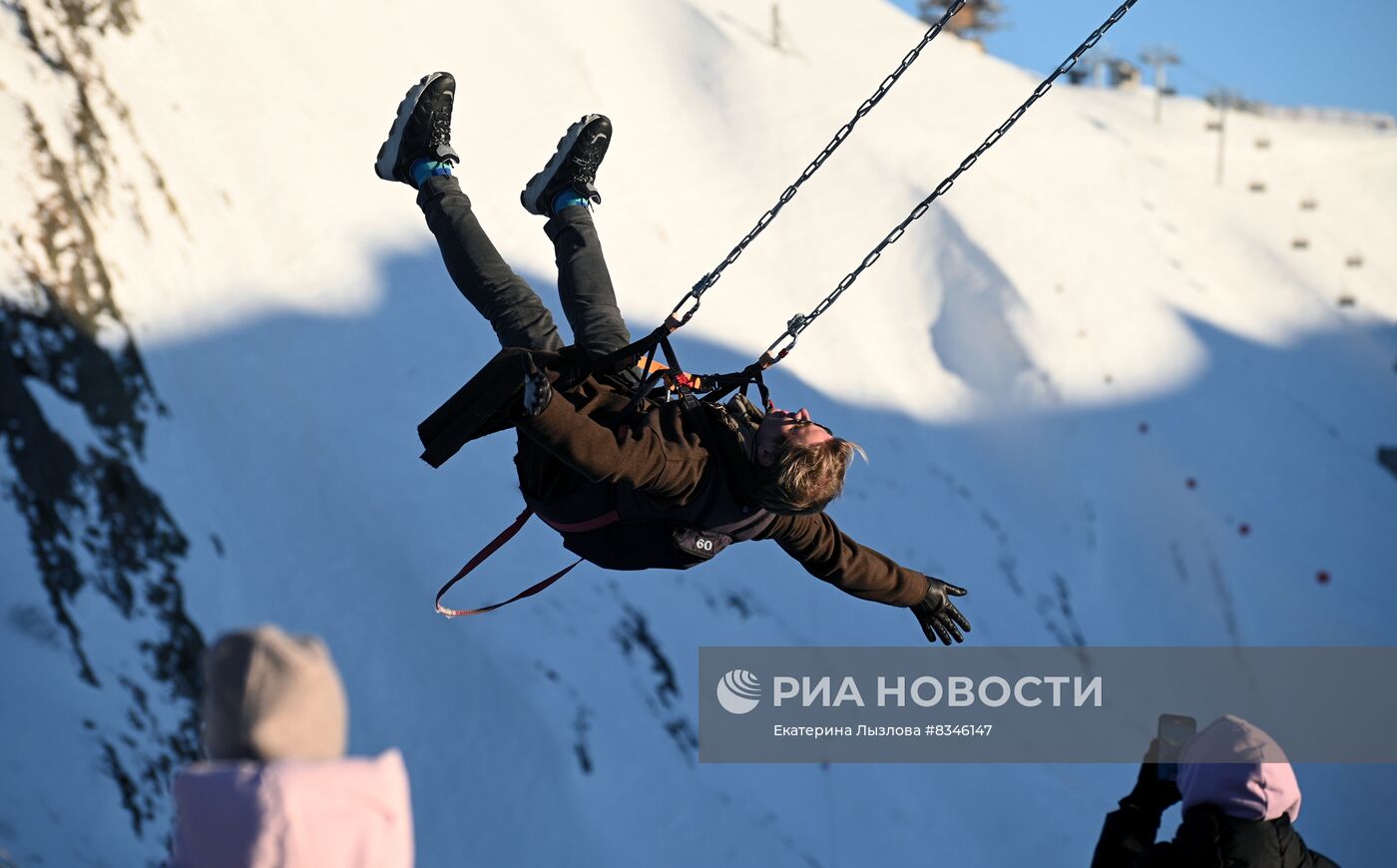 Старт горнолыжного сезона на курорте Красная поляна