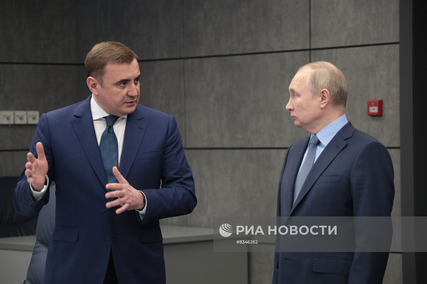 Рабочая поездка президента РФ В. Путина в Тулу