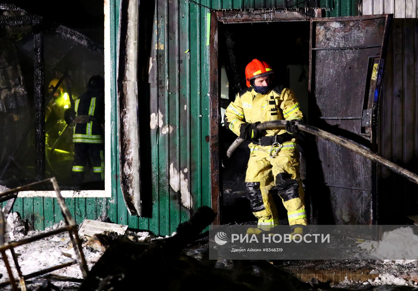 Пожар в приюте в Кемерове