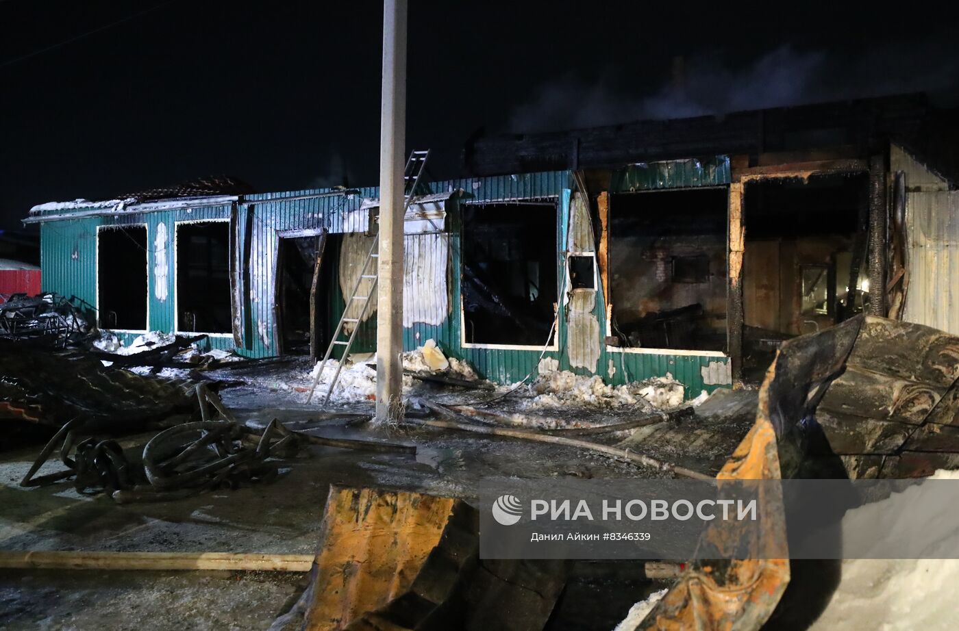 Пожар в приюте в Кемерове