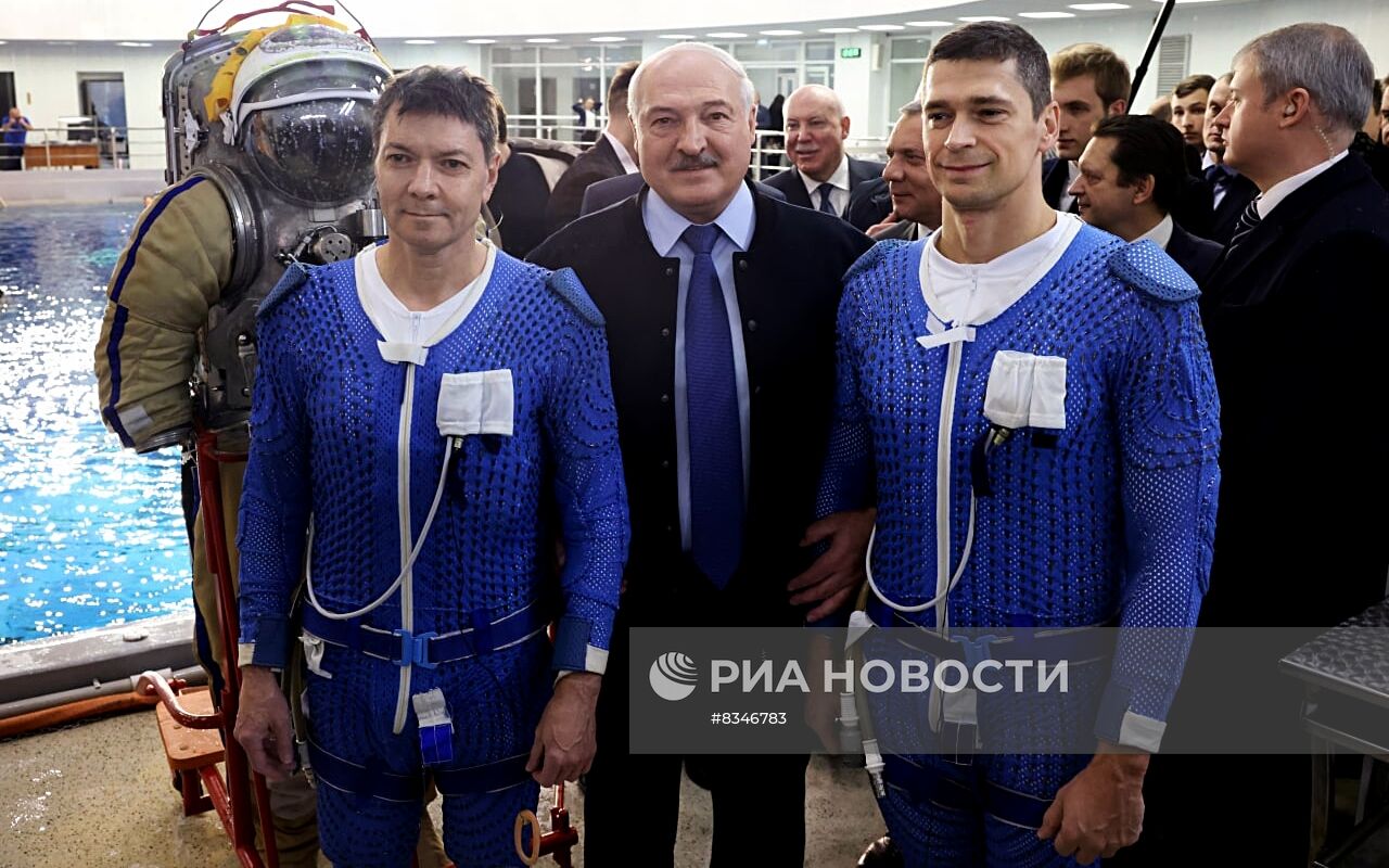Президент Белоруссии А. Лукашенко посетил ЦПК им. Ю.А. Гагарина