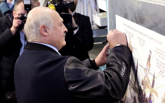 Президент Белоруссии А. Лукашенко посетил ЦПК им. Ю.А. Гагарина