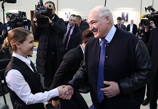 Президент Белоруссии А. Лукашенко посетил ЦПК им. Ю.А. Гагарина