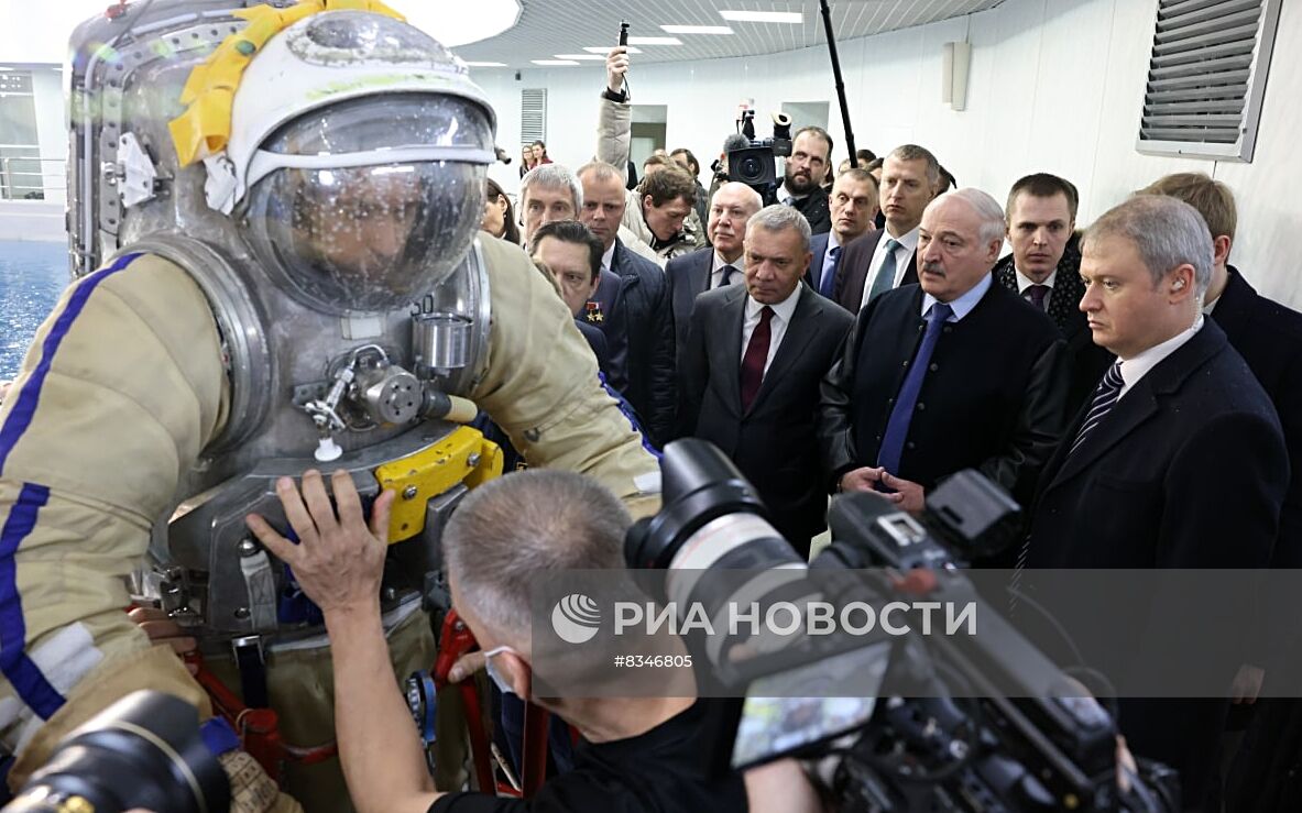 Президент Белоруссии А. Лукашенко посетил ЦПК им. Ю.А. Гагарина