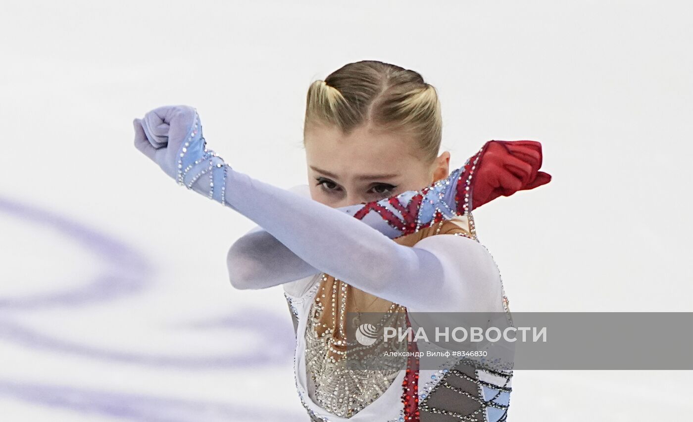 Фигурное катание. Чемпионат России. Женщины. Произвольная программа 