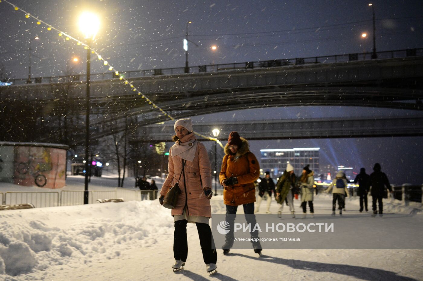 Открытие самого длинного катка в России