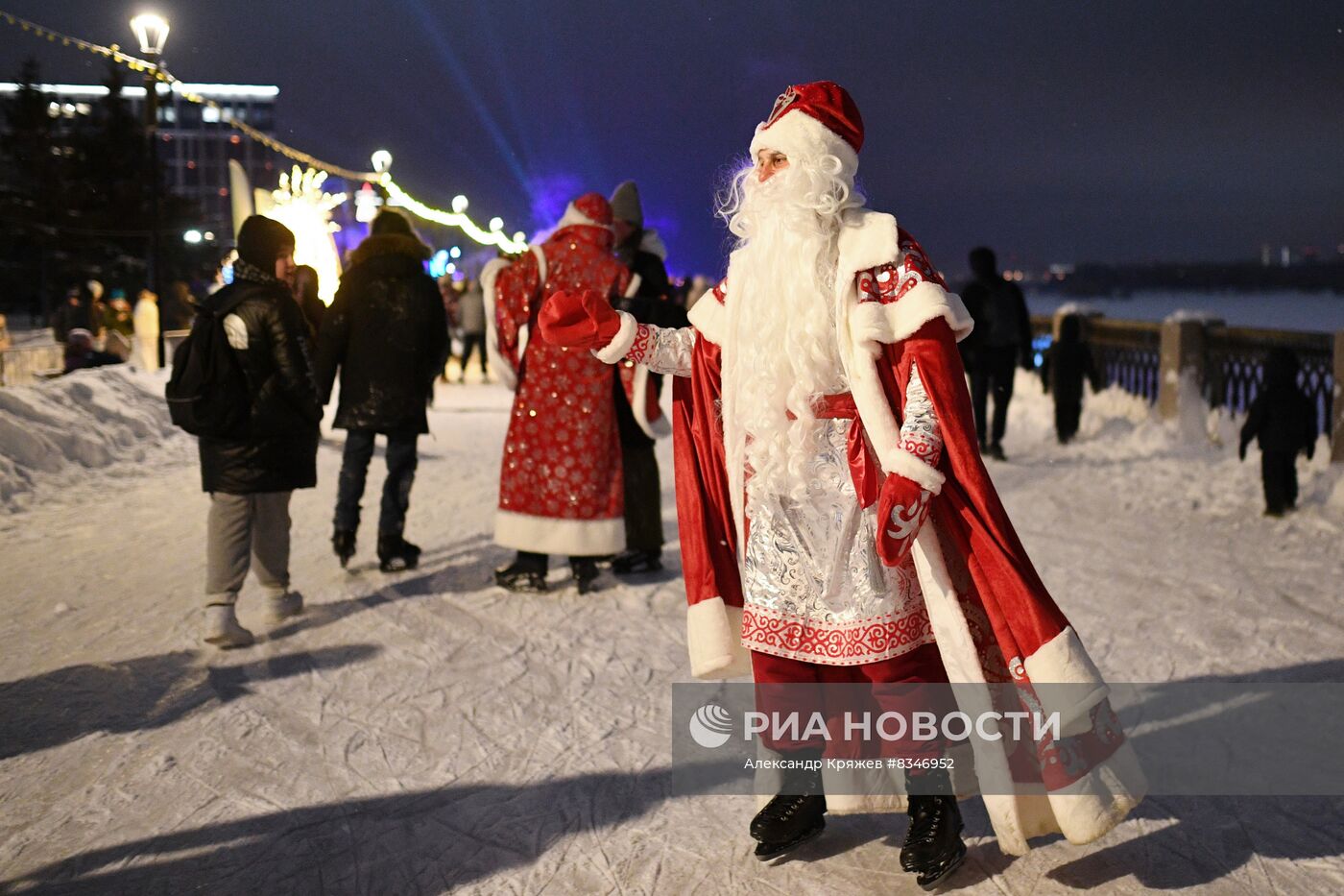 Открытие самого длинного катка в России