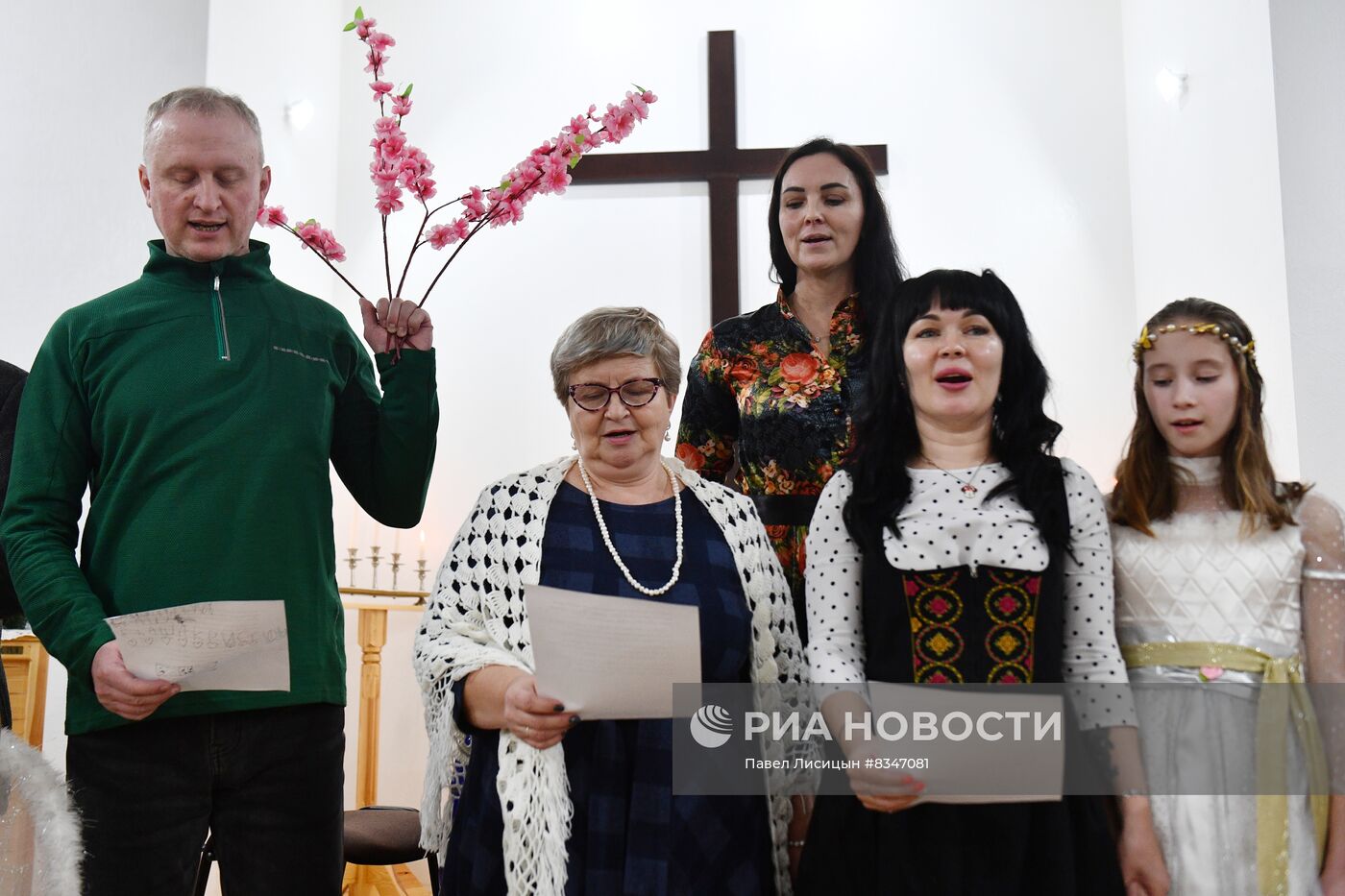 Празднование Рождества лютеранами в Свердловской области