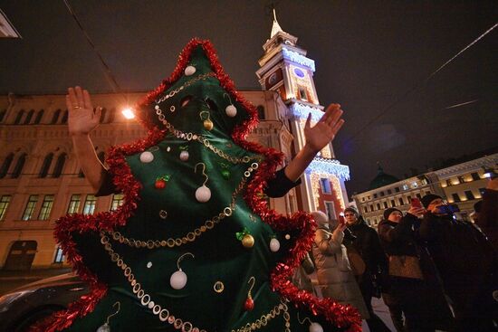 Предновогодний Санкт-Петербург