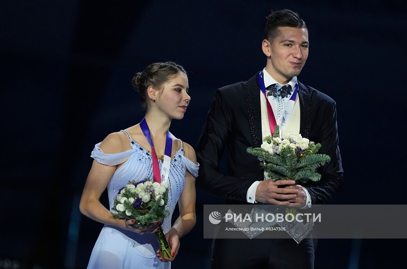 Фигурное катание. Чемпионат России. Церемония награждения