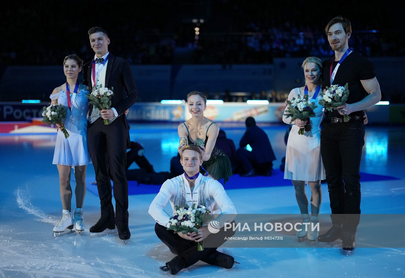 Фигурное катание. Чемпионат России. Церемония награждения