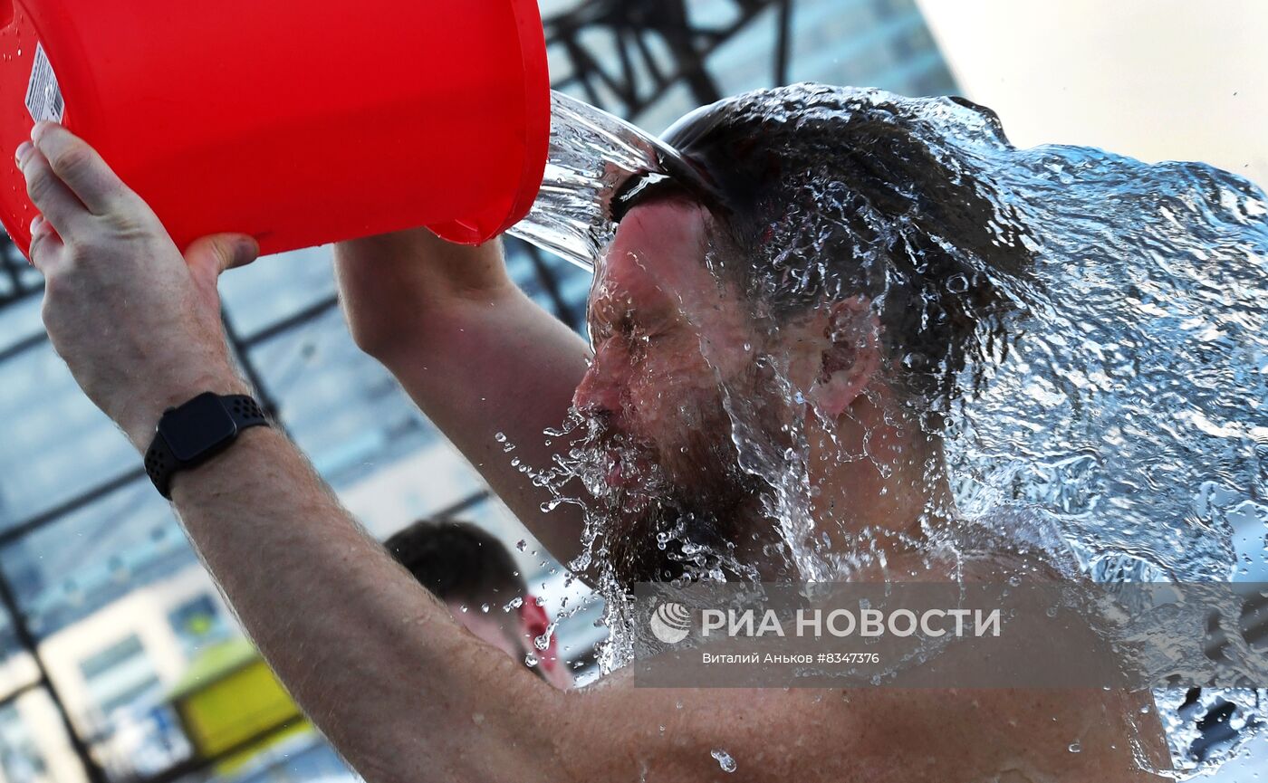 Акция "Закаленная Россия – здоровая страна" во Владивостоке