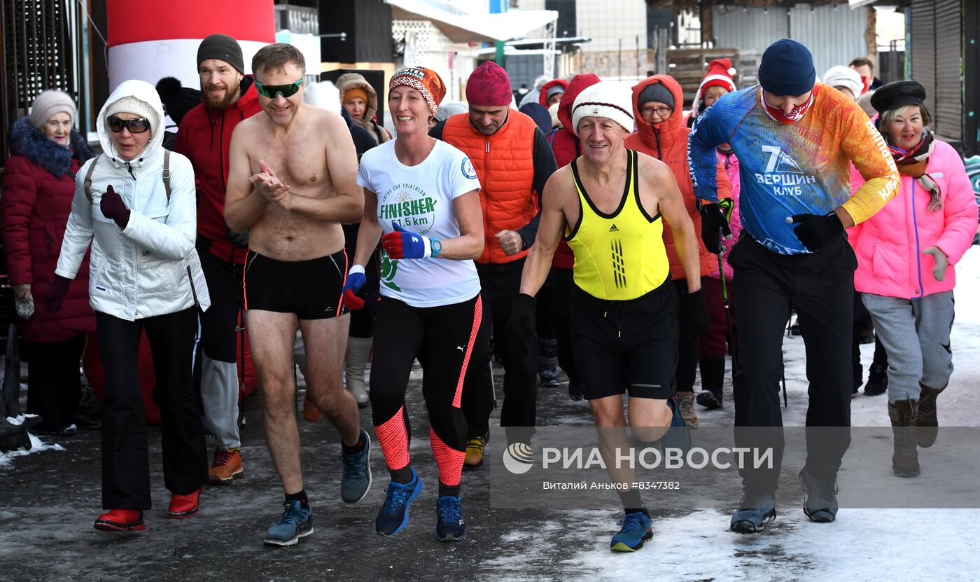 Акция "Закаленная Россия – здоровая страна" во Владивостоке