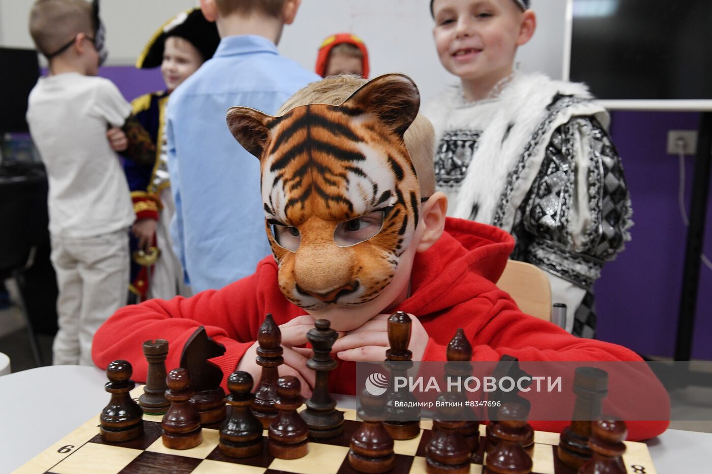 Новогодний турнир юных шахматистов