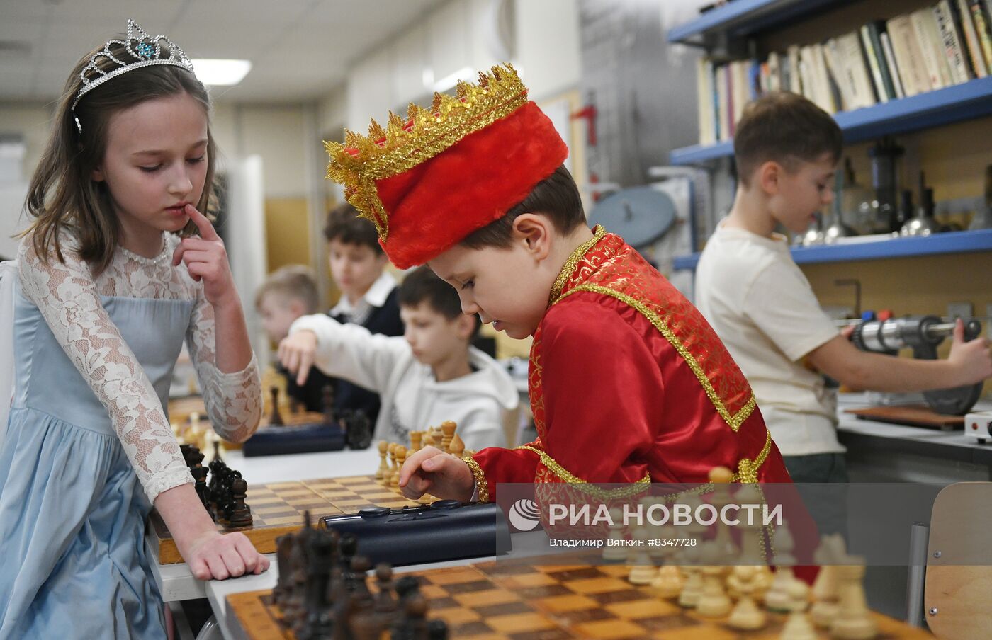 Новогодний турнир юных шахматистов