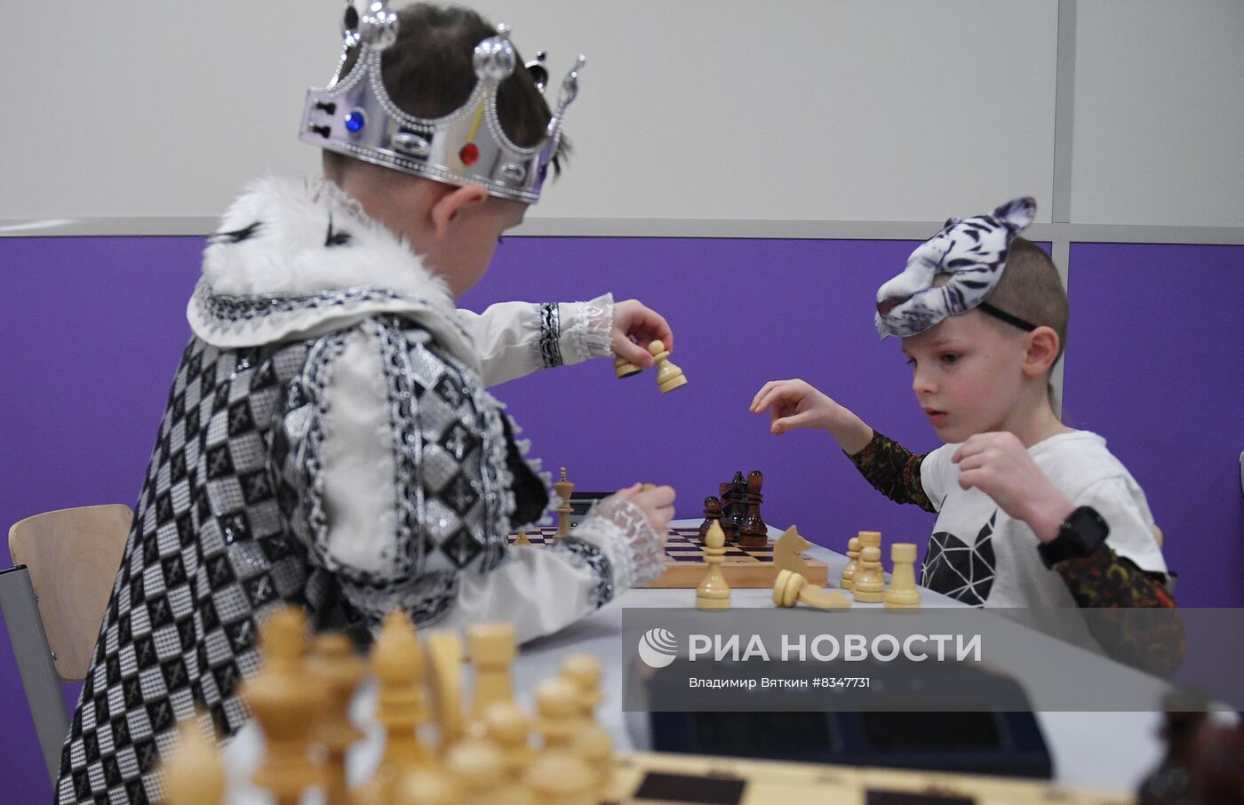 Новогодний турнир юных шахматистов