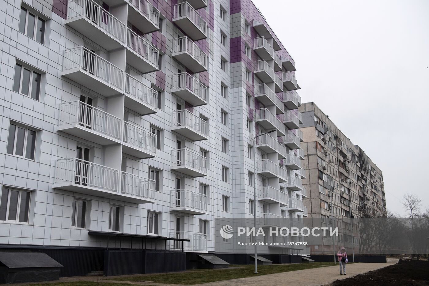 Вручение ключей от новой квартиры в Мариуполе