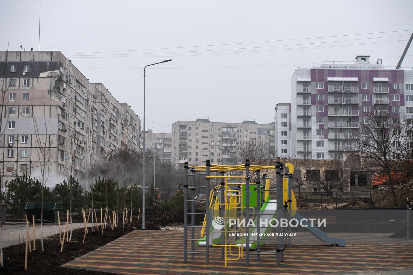 Вручение ключей от новой квартиры в Мариуполе