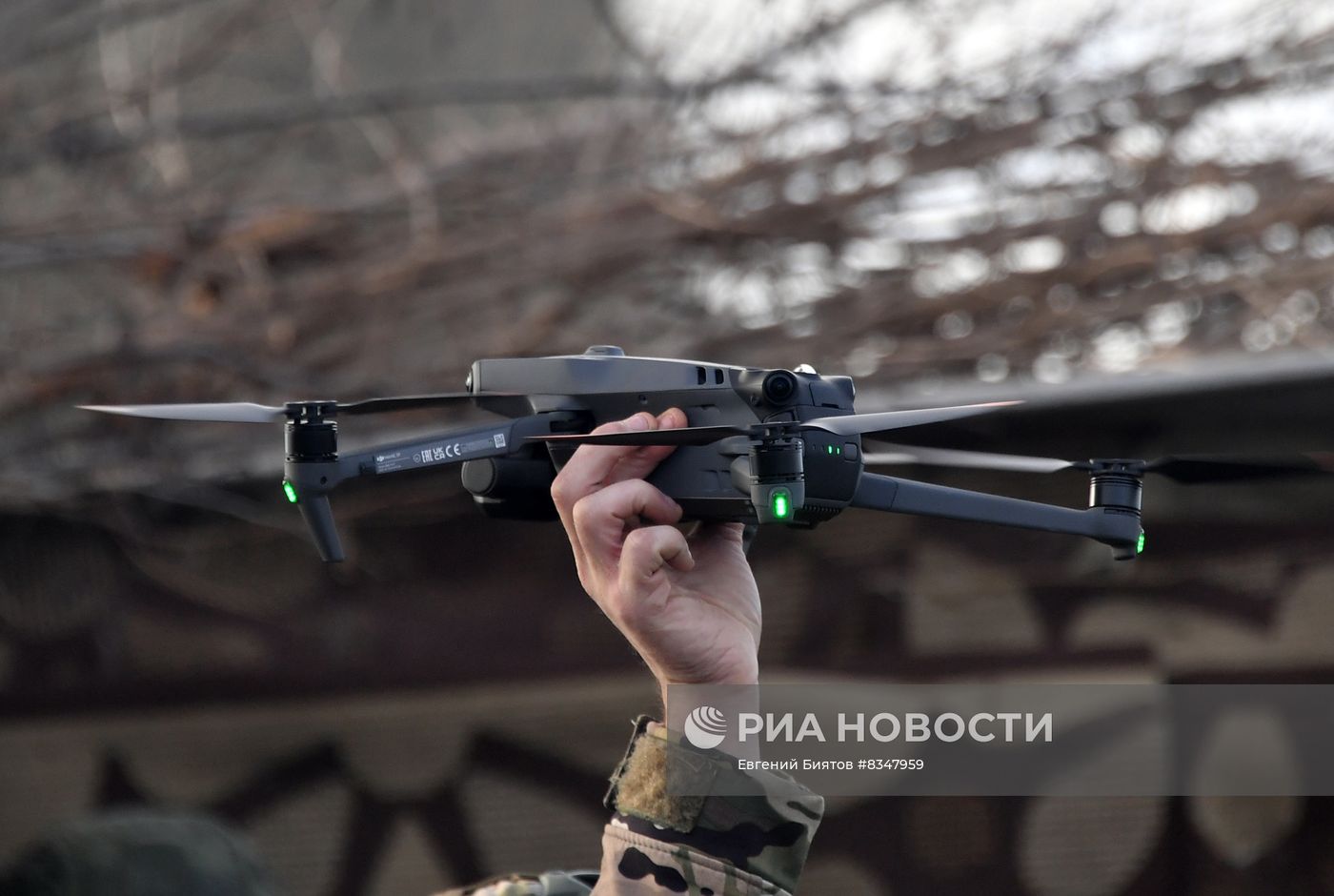 Работа бойцов на передовой в зоне спецоперации