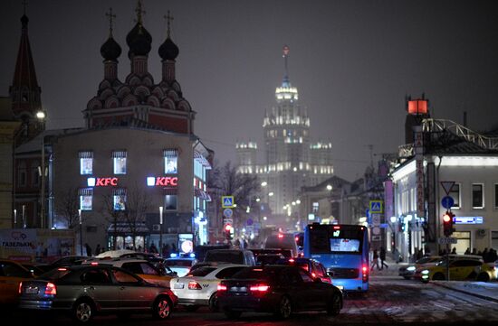 Пробки в Москве