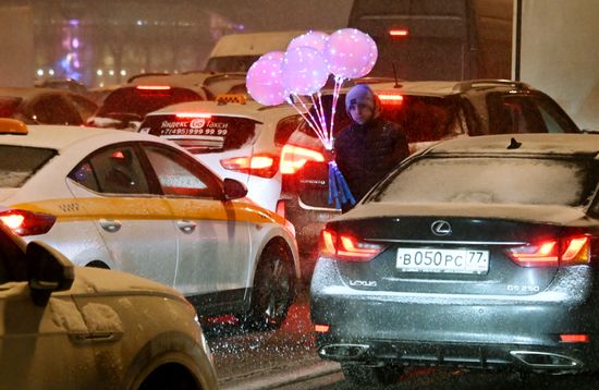 Пробки в Москве