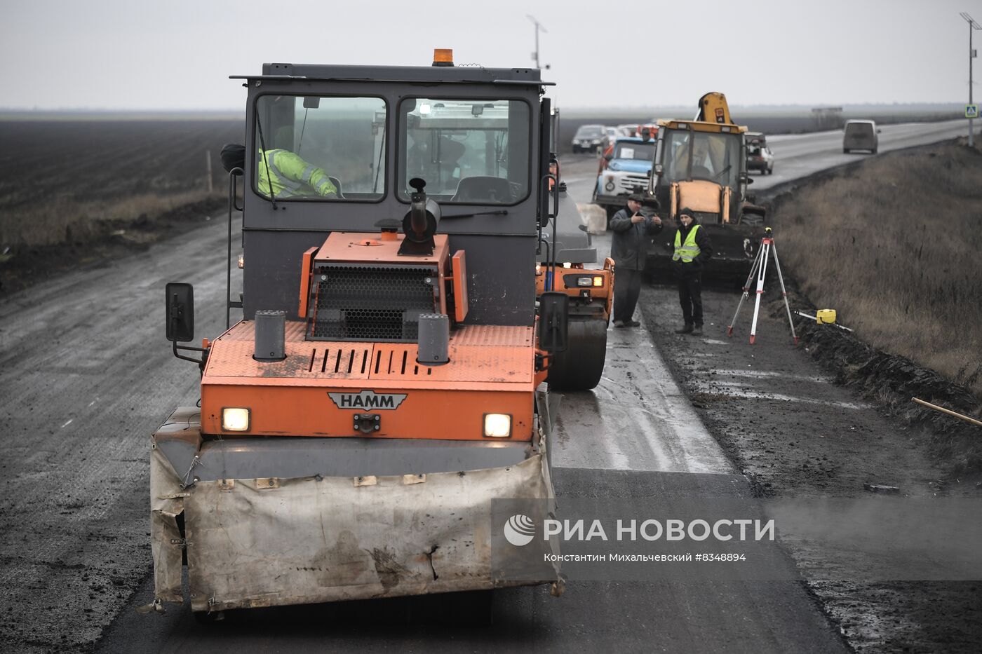 Ремонт автотрассы Мелитополь - Джанкой