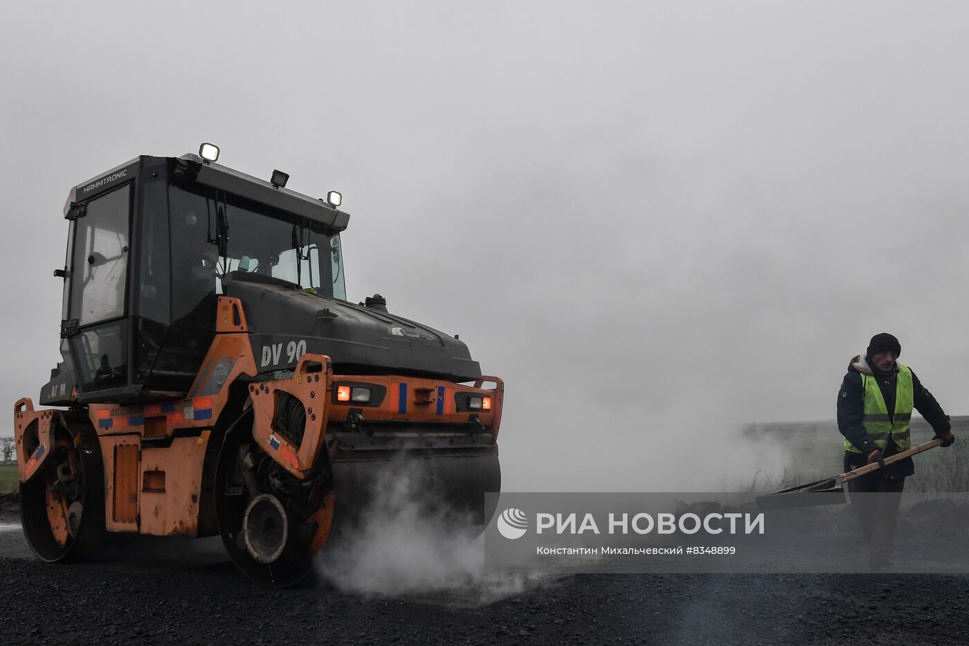 Ремонт автотрассы Мелитополь - Джанкой