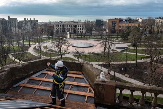 Работы по ремонту крыш в Мариуполе