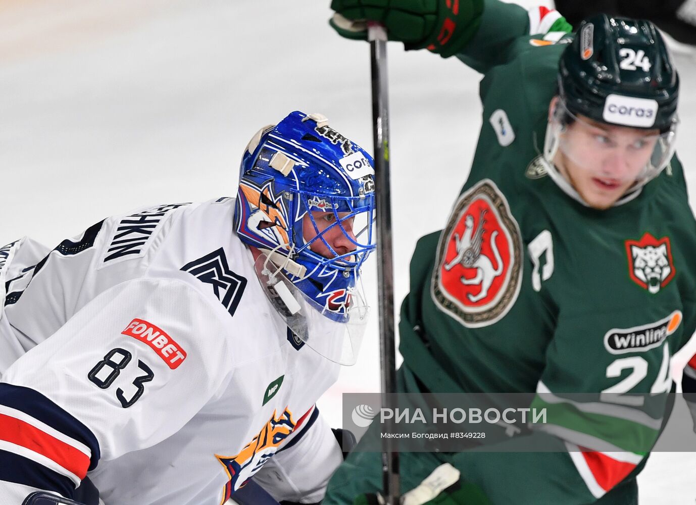 Хоккей. КХЛ. Матч "Ак Барс" - "Металлург"