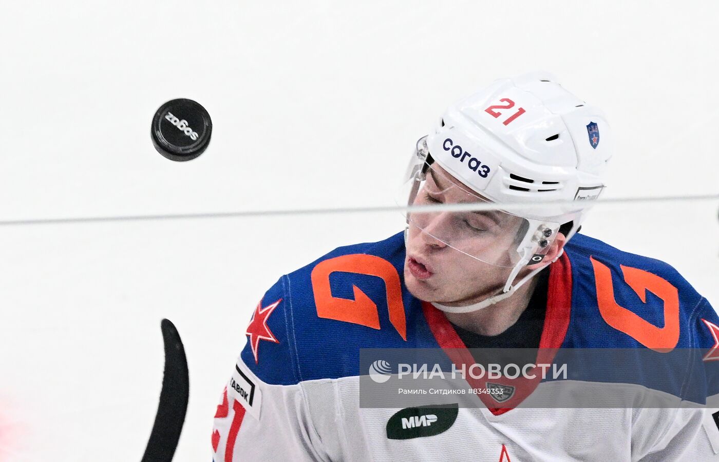 Хоккей. КХЛ. Матч ЦСКА - СКА