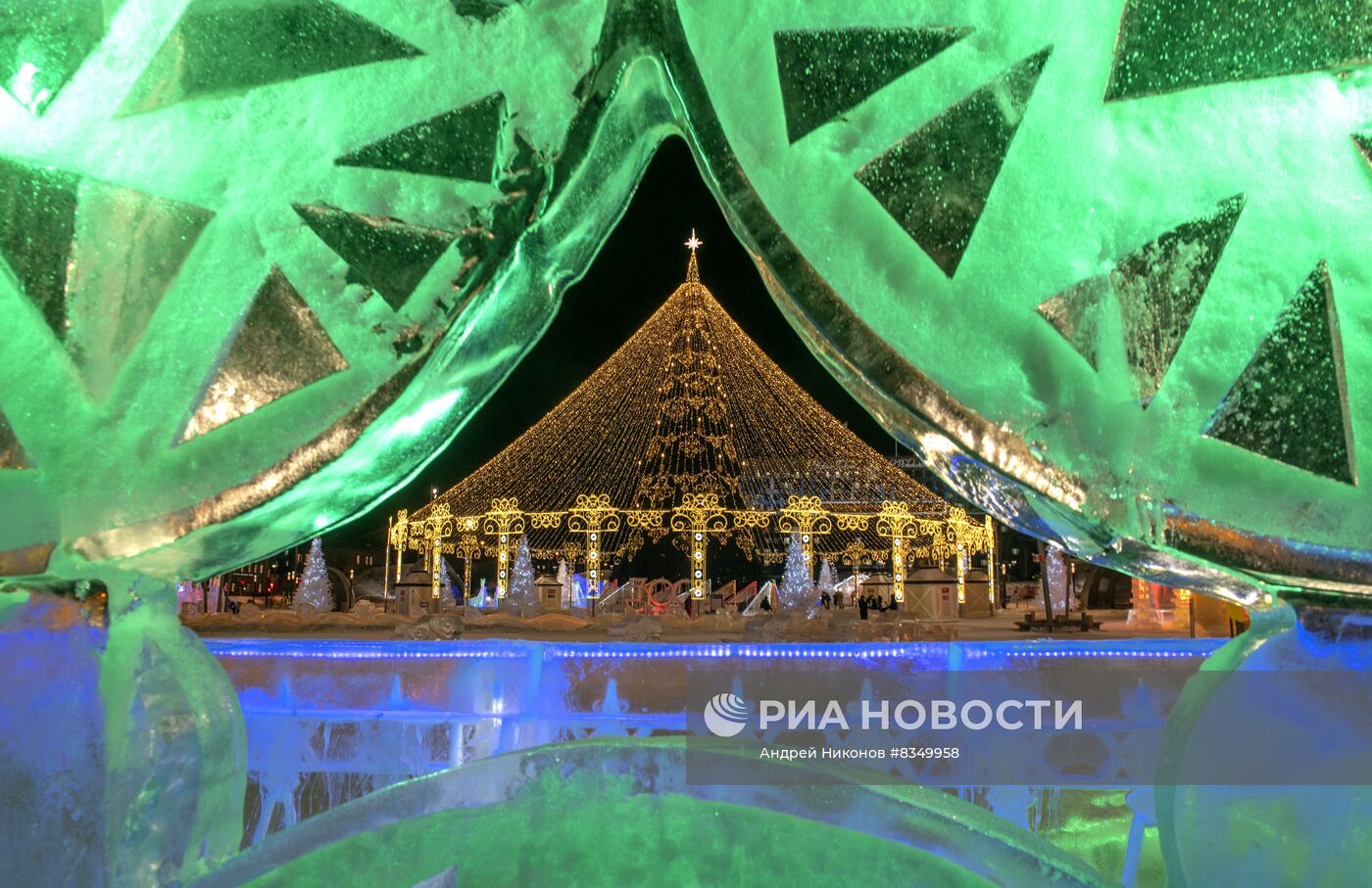 Новогодняя ярмарка в Перми